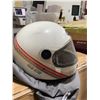 Image 3 : Griffin GS 510 Motorcycle Helmet White Red Stripe