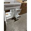 Image 3 : White Bathroom Vanity Cabinet 30x22x33 Inch