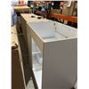 Image 8 : White Bathroom Vanity Cabinet 30x22x33 Inch