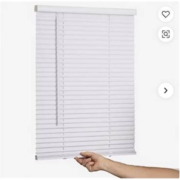 Project Source Cordless Vinyl Mini Blind 23x42in
