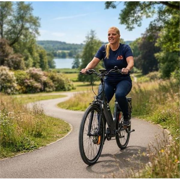 Ebgo Electric Bicycle With Rack and LCD Display