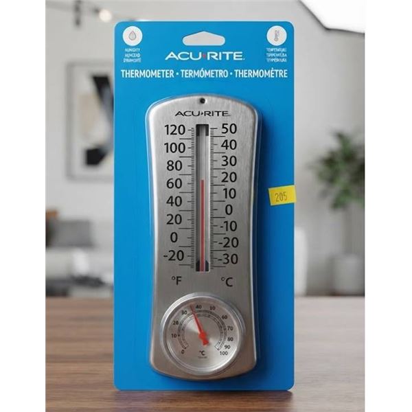 AcuRite Indoor Outdoor Thermometer with Humidity