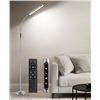 Image 1 : OUTON LED Floor Lamp Silver Grey