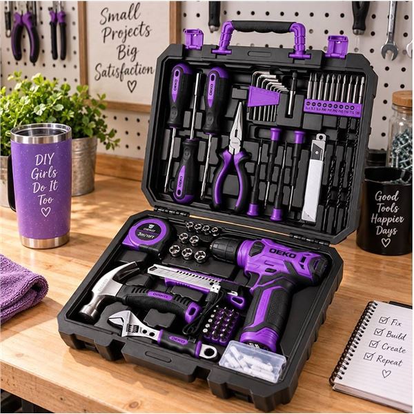 DEKO 126 Piece Drill Tool Set with Case