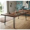 Image 1 : Rectangular Wood Dining Table 71x35.5x30 in