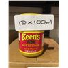 Image 2 : Keen's Original Hot Mustard 12 x 100ml Jars