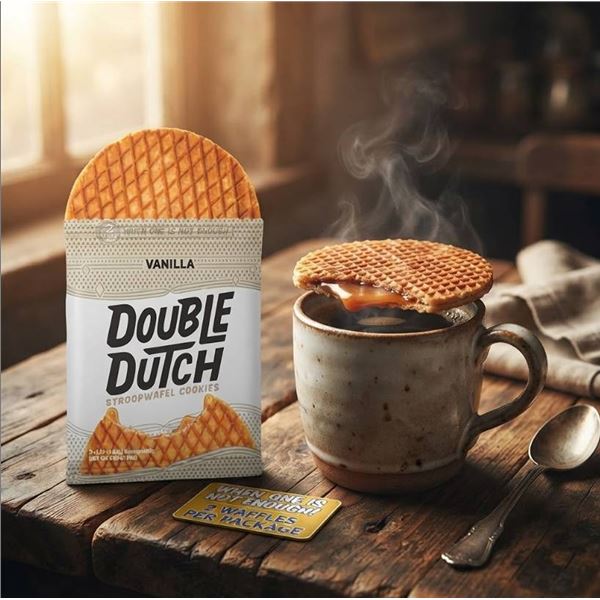 Double Dutch Vanilla Stroopwafels 2x16x32g