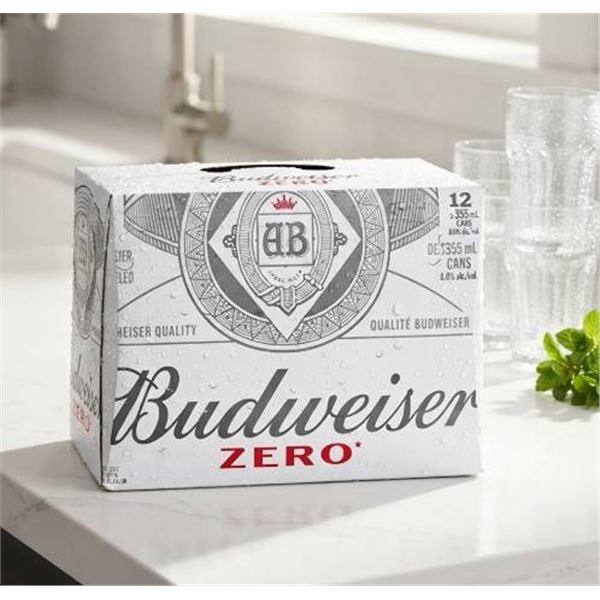 Budweiser Zero 12-Pack 355ml Cans
