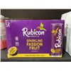Image 2 : Rubicon Sparkling Passion Fruit 12 Cans
