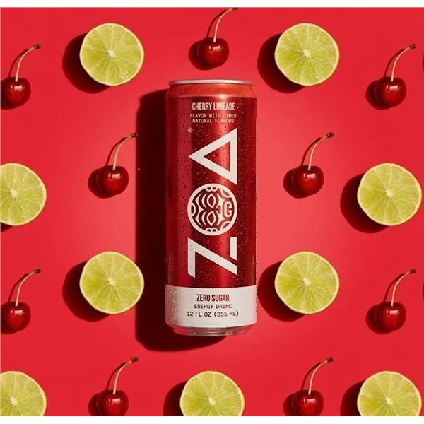 Zoa Cherry Limeade Energy Drink 355ml 12-Pack