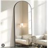 Image 1 : Cofeny 64x21" Full Length Black Mirror