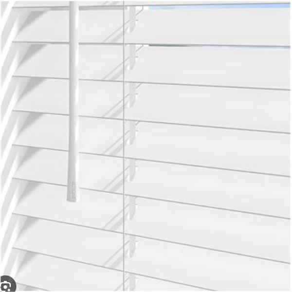 Levolor 2in Faux Wood Blind 59x48in White