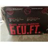 Image 5 : Steel Wheelbarrow 6 Cu. Ft. Red Tray