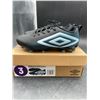 Image 2 : Umbro Aurora II Soccer Shoes Size 3 Black Blue