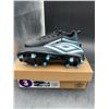 Image 4 : Umbro Aurora II Soccer Shoes Size 3 Black Blue
