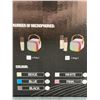Image 4 : ZZY-K01 Karaoke Machine Blue 2 Microphones