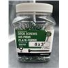Image 2 : Hillman 8x3 Green Deck Screws 250pcs