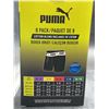Image 3 : Puma Boys' 8 Pack Cotton Boxer Briefs Medium