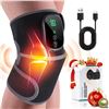 Image 2 : Heated Vibration Knee Massager, Black