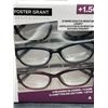 Image 3 : Foster Grant Reading Glasses +1.50 Set of 3