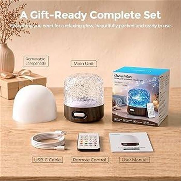 UZIMOO Crystal Sound Atmosphere Light Set