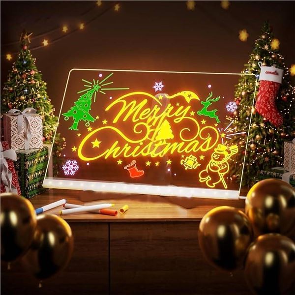 VinTS LED Drawing Board 15.75x11.81, 7 Colours