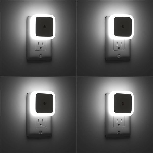 12 LED Night Lights Plug In Dusk-to-Dawn