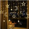 Image 1 : LED Fairy Lights Moon Star Window Lights Set