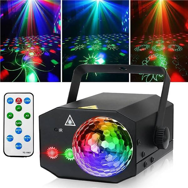 Laser Magic Ball LED Party DJ Light Kit