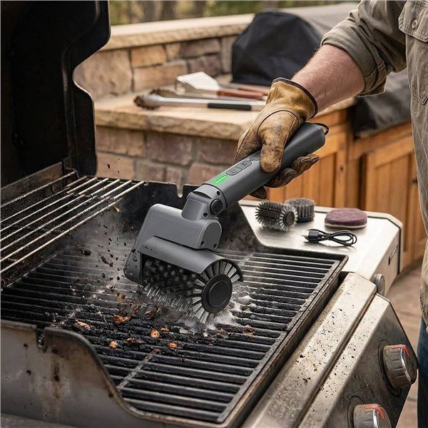 Pexucalm Electric Grill Brush Cordless Kit