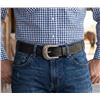Image 1 : Silver Jeans Co. Black Belt 32-34 Tooled Buckle