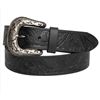 Image 2 : Silver Jeans Co. Black Belt 32-34 Tooled Buckle