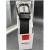 Image 3 : Silver Jeans Co. Black Belt 32-34 Tooled Buckle