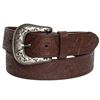 Image 2 : Silver Jeans Co. M/M Brown Tooled Leather Belt