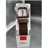Image 3 : Silver Jeans Co. M/M Brown Tooled Leather Belt