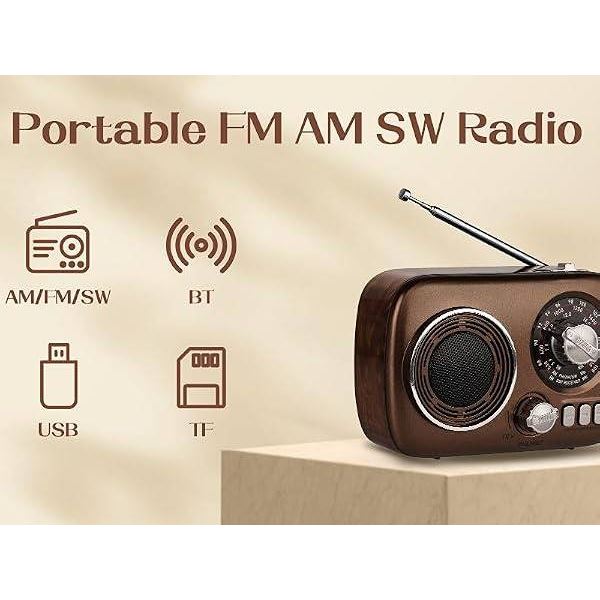 Gelielim RX-1500BT Portable Multi-Band Radio