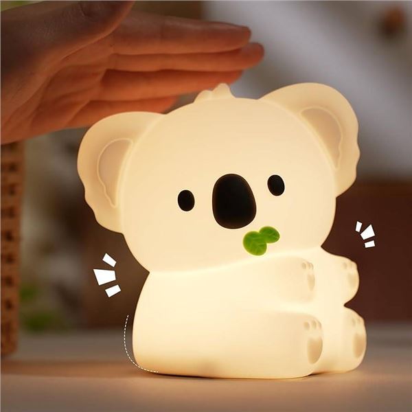 Koala Silicone Sleep Lamp, USB Rechargeable