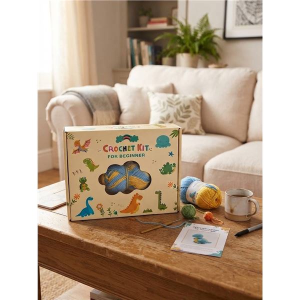 Crochet Kit For Beginner 3 Pcs Penguin Set