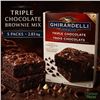 Image 1 : Ghirardelli Triple Chocolate Brownie Mix 2.83 kg