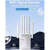 Image 1 : 2 WiFi Range Extender Repeaters 1200Mbps