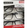 Image 3 : Foster Grant Reading Glasses +3.00, Set of 3