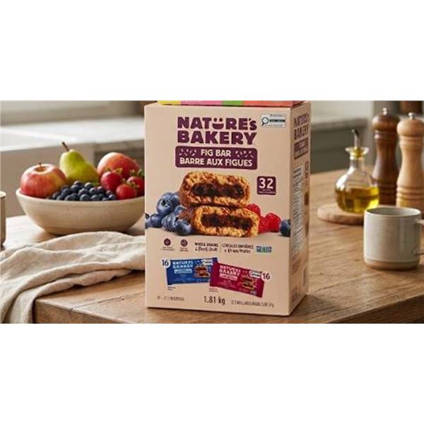 Nature's Bakery Fig Bar 32-Pack 1.81 kg