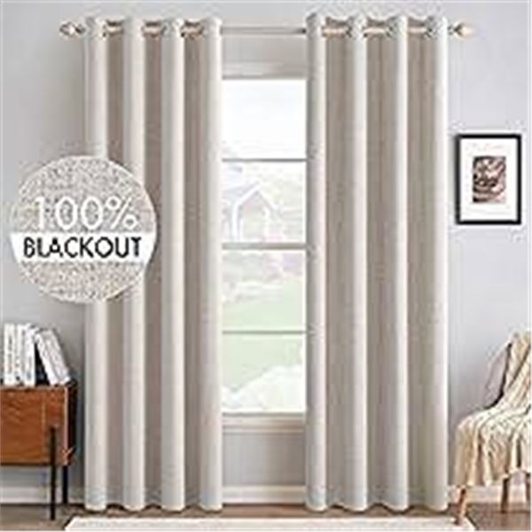 Beautyrest Blackout Curtain 2 Panels, White