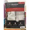 Image 2 : Beautyrest Blackout Curtain 2 Panels, White