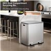Image 1 : EKO Dual Compartment 84L Stainless Trash Can