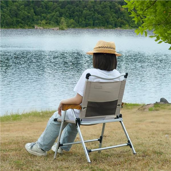 Peirhw Outdoor Folding Chair Aluminum Alloy