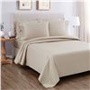 Image 1 : Comfy 4-Piece Queen Bamboo Sheet Set Beige
