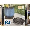 Image 2 : Inside Outside Garden 2pk Plant Caddy with Wheels