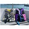 Image 1 : 2 Youth Life Jackets, Hyperlite and Gray/Yellow