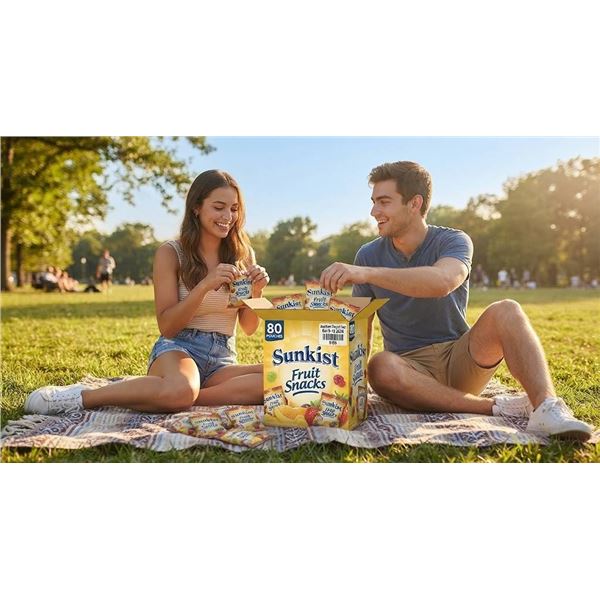 Sunkist Fruit Snacks 1.76 kg, 80 Pouches